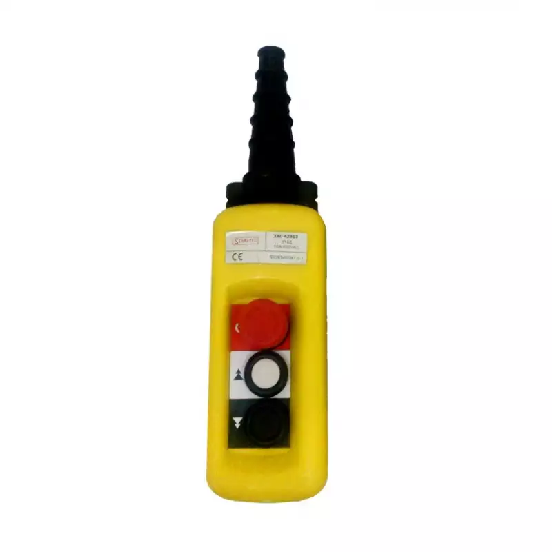 botoeira pendente 2 botoes emergencia