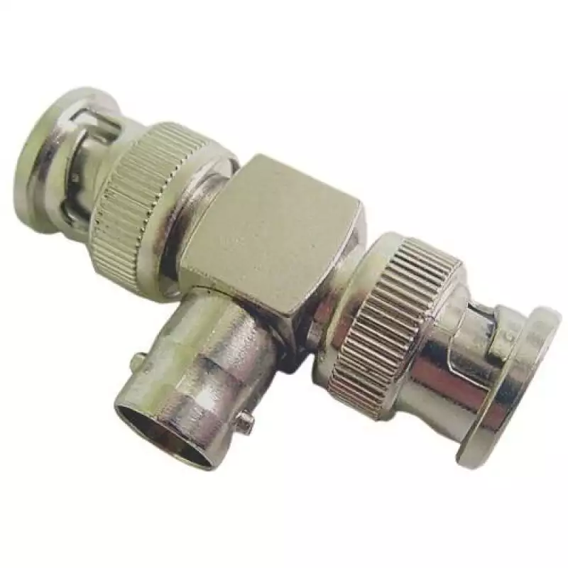 adaptador t derivador plug bnc