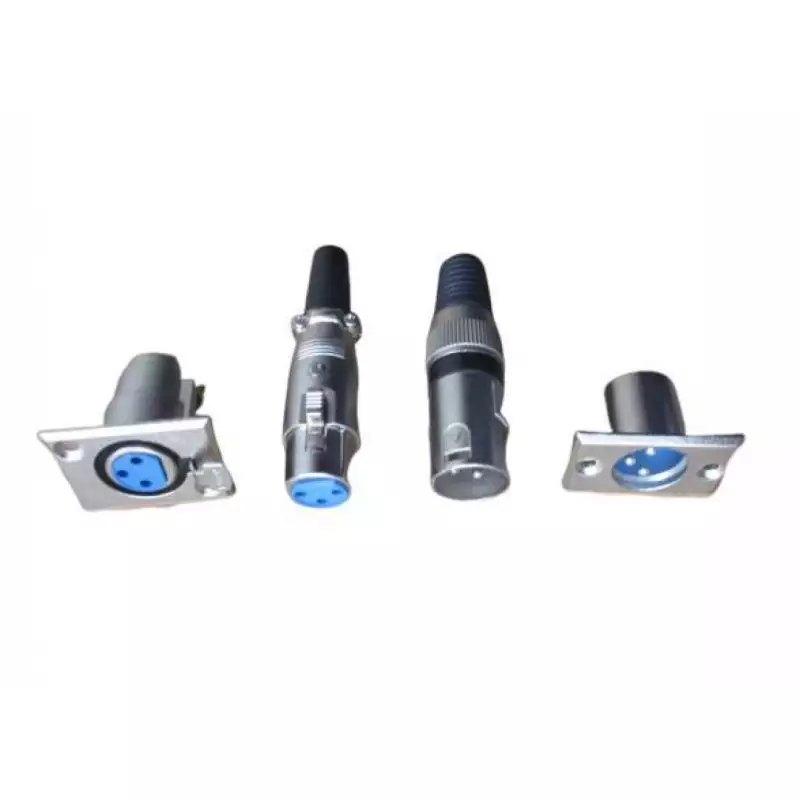 conector canonn xlr macho x femea 2