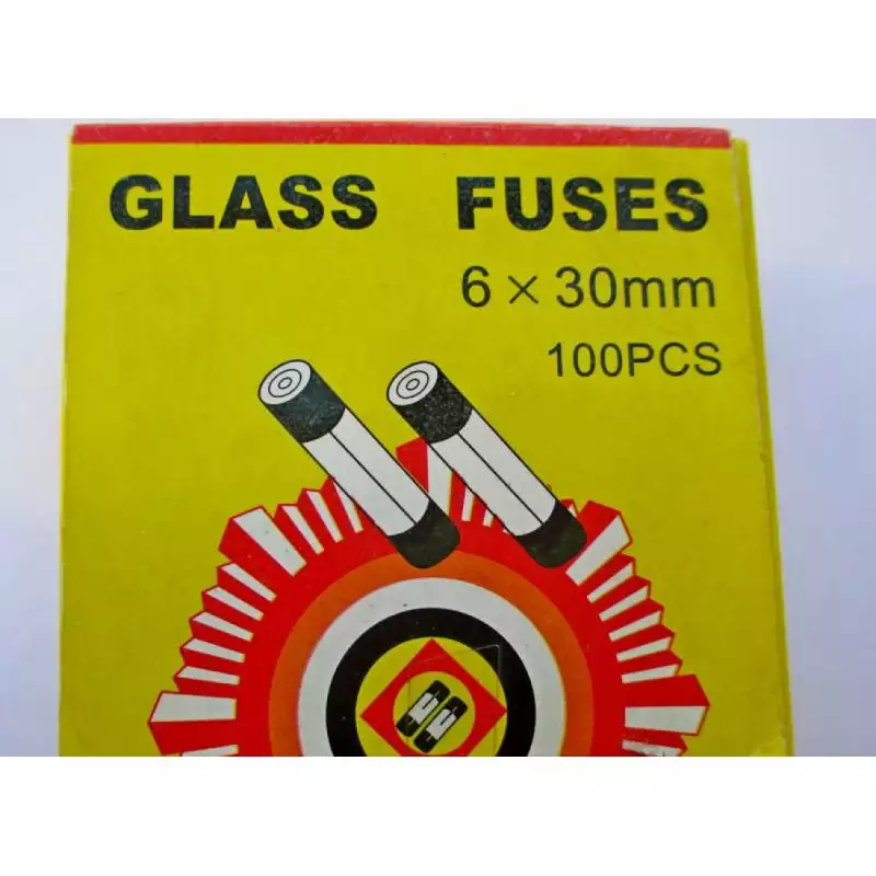fusivel de vidro 6x30